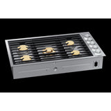Dacor 36-Inch Contemporary Gas Cooktop, Silver Stainless, NG/LP - DTG36M955FS