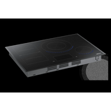 Dacor 30-Inch Contemporary Induction Cooktop, LCD, Frameless, Black Glass - DTI30M977BB