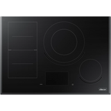 Dacor 30-Inch Contemporary Induction Cooktop, LCD, Frameless, Black Glass - DTI30M977BB