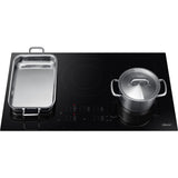 Dacor 30-Inch Transitional Induction Cooktop, Electric, Black Glass - DTI30P876BB