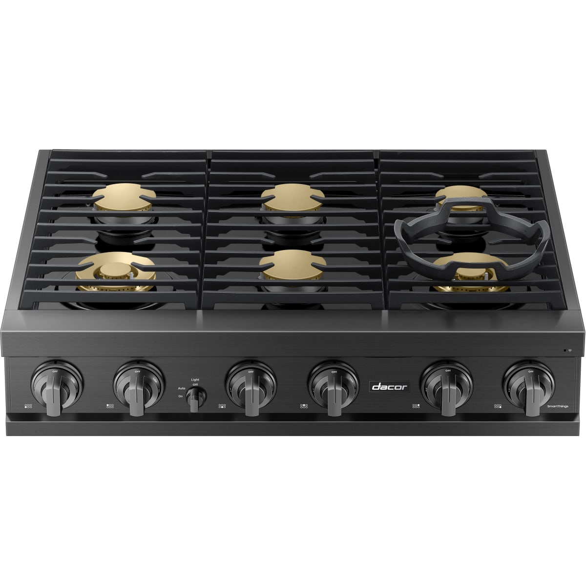 Dacor 36-Inch Transitional Gas Rangetop, Graphite Stainless - DTT36T960GM