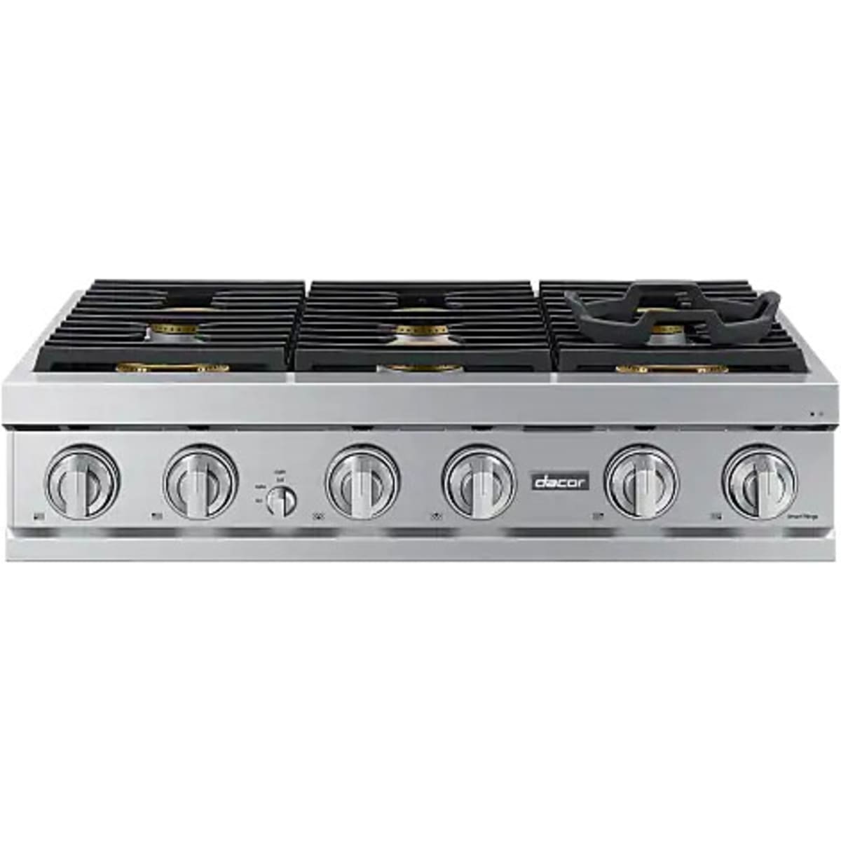 Dacor 36-Inch Transitional Gas Rangetop, Silver Stainless - DTT36T960GS