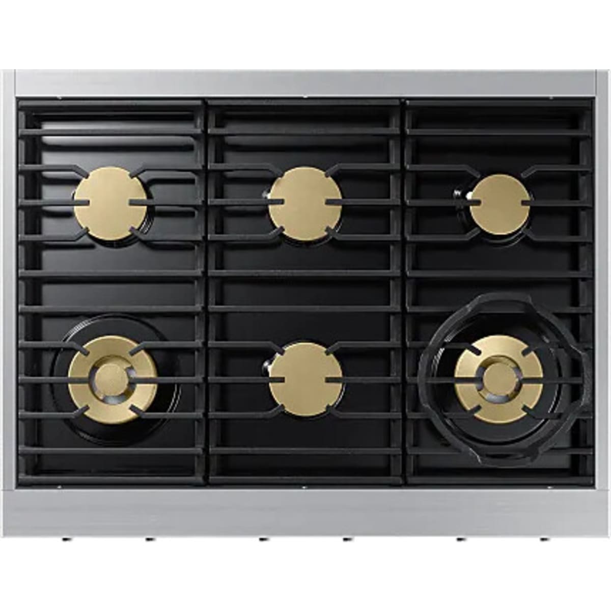 Dacor 36-Inch Transitional Gas Rangetop, Silver Stainless - DTT36T960GS