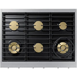 Dacor 36-Inch Transitional Gas Rangetop, Silver Stainless - DTT36T960GS