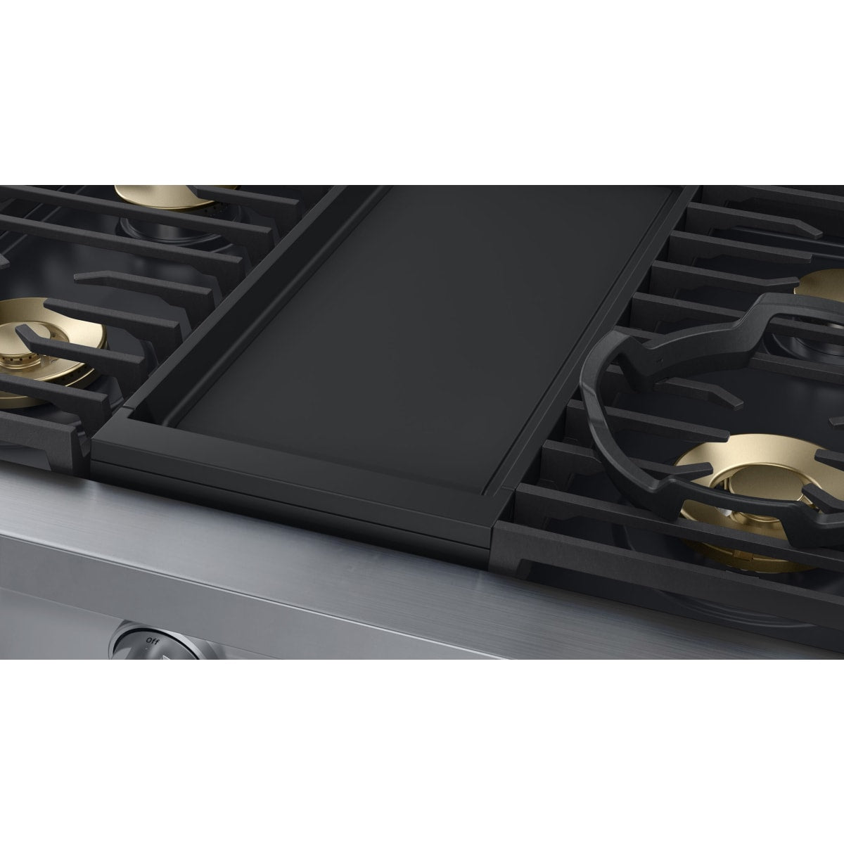 Dacor 48-Inch Transitional Gas Rangetop with Built-In Griddle, Silver Stainless - DTT48T963GS