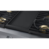 Dacor 48-Inch Transitional Gas Rangetop with Built-In Griddle, Silver Stainless - DTT48T963GS