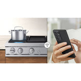 Dacor 48-Inch Transitional Gas Rangetop with Built-In Griddle, Silver Stainless - DTT48T963GS