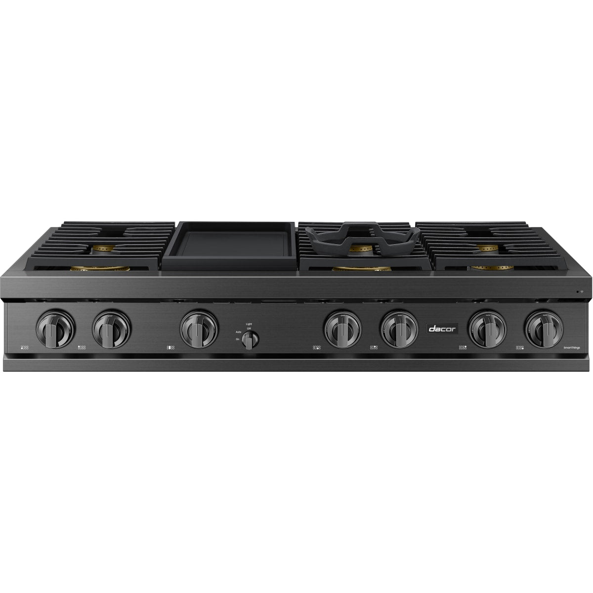Dacor 48-Inch Transitional Gas Rangetop with Built-In Griddle, Graphite Stainless - DTT48T963GM