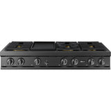 Dacor 48-Inch Transitional Gas Rangetop with Built-In Griddle, Graphite Stainless - DTT48T963GM