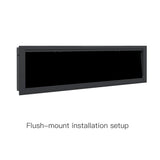 Dynasty Allegro 82" Flush Mount Smart Linear Electric Fireplace [DY-BFM82]
