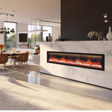 Dynasty Allegro 82" Flush Mount Smart Linear Electric Fireplace [DY-BFM82]