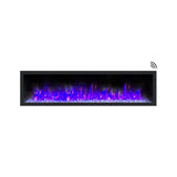 Dynasty Cascade 74" Smart Linear Electric Fireplace [DY-BTX74]
