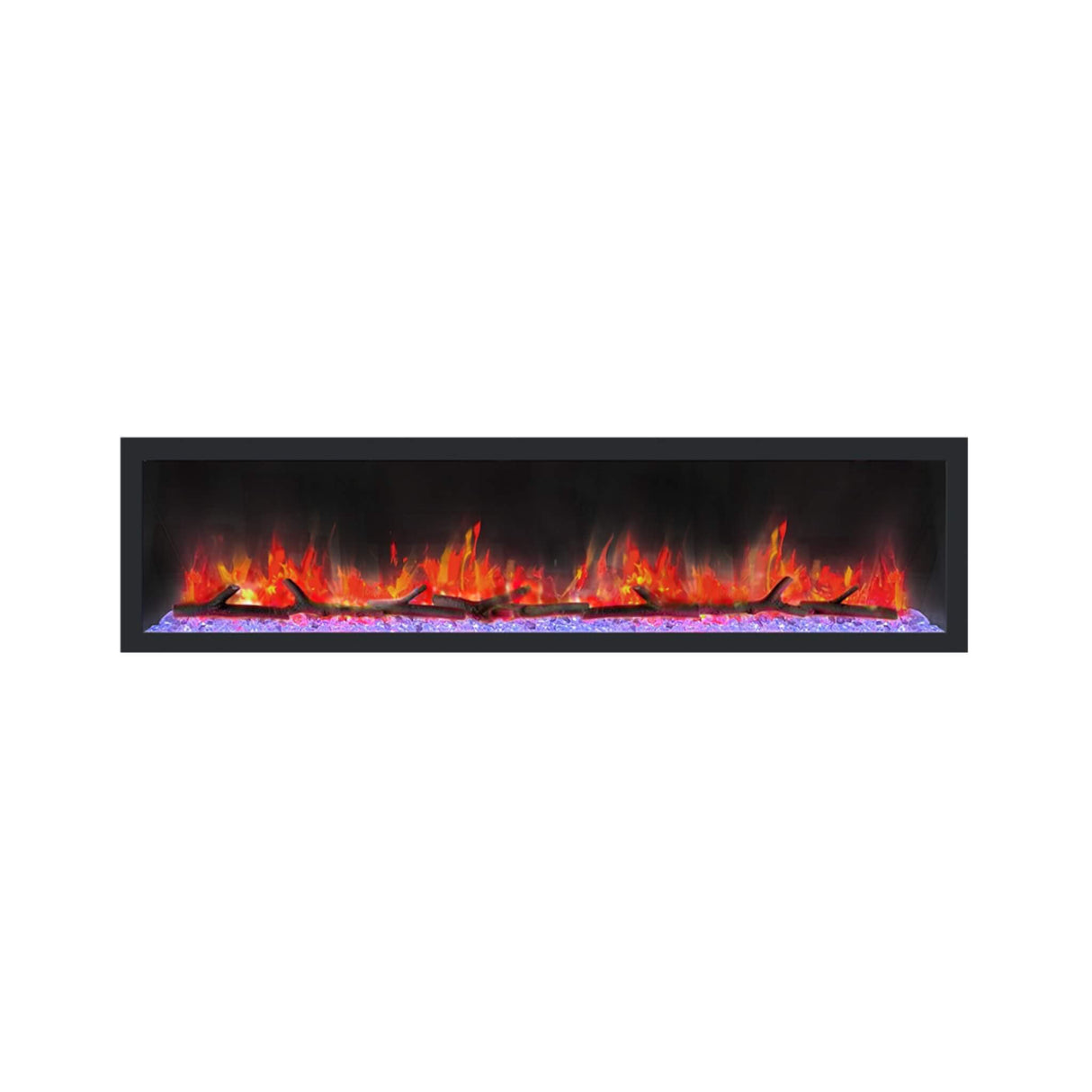 Dynasty Cascade 74" Smart Linear Electric Fireplace [DY-BTX74]