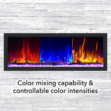 Dynasty Cascade 74" Smart Linear Electric Fireplace [DY-BTX74]