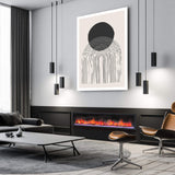 Dynasty Cascade 82" Recessed Linear Electric Fireplace [DY-BTX82]