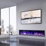Dynasty Cascade 82" Recessed Linear Electric Fireplace [DY-BTX82]
