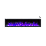 Dynasty Cascade 82" Recessed Linear Electric Fireplace [DY-BTX82]