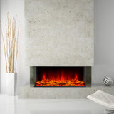 Dynasty Melody 40" Multi-Sided Smart Electric Fireplace With Remote Control [DY-BTS40]