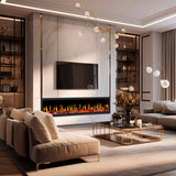 Dynasty Tempo 76" Virtual Linear Electric Fireplace [DY-FVX76]