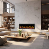 Dynasty Tempo 52" Smart Virtual Linear Electric Fireplace With Dynasty App [DY-FVX52]