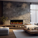 Dynasty Tempo 52" Smart Virtual Linear Electric Fireplace With Dynasty App [DY-FVX52]
