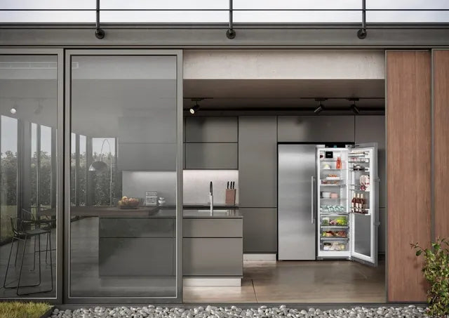 Liebherr SRB5290 24 inch Freestanding All Refrigerator with 8.7 cu. ft. Capacity and BioFresh Compartment 5 cu. ft. Capacity, BioFresh Professional, Light Tower, PowerCooling, in Stainless Steel