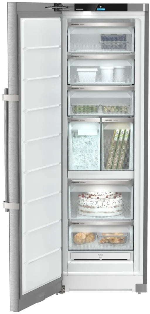 Liebherr 48 inch Bottom Freezer Refrigerator Pair with SF5291 24 Inch Left Hinge Refrigerator and SRB5290 24 Inch Right Hinge Refrigerator in Stainless Steel