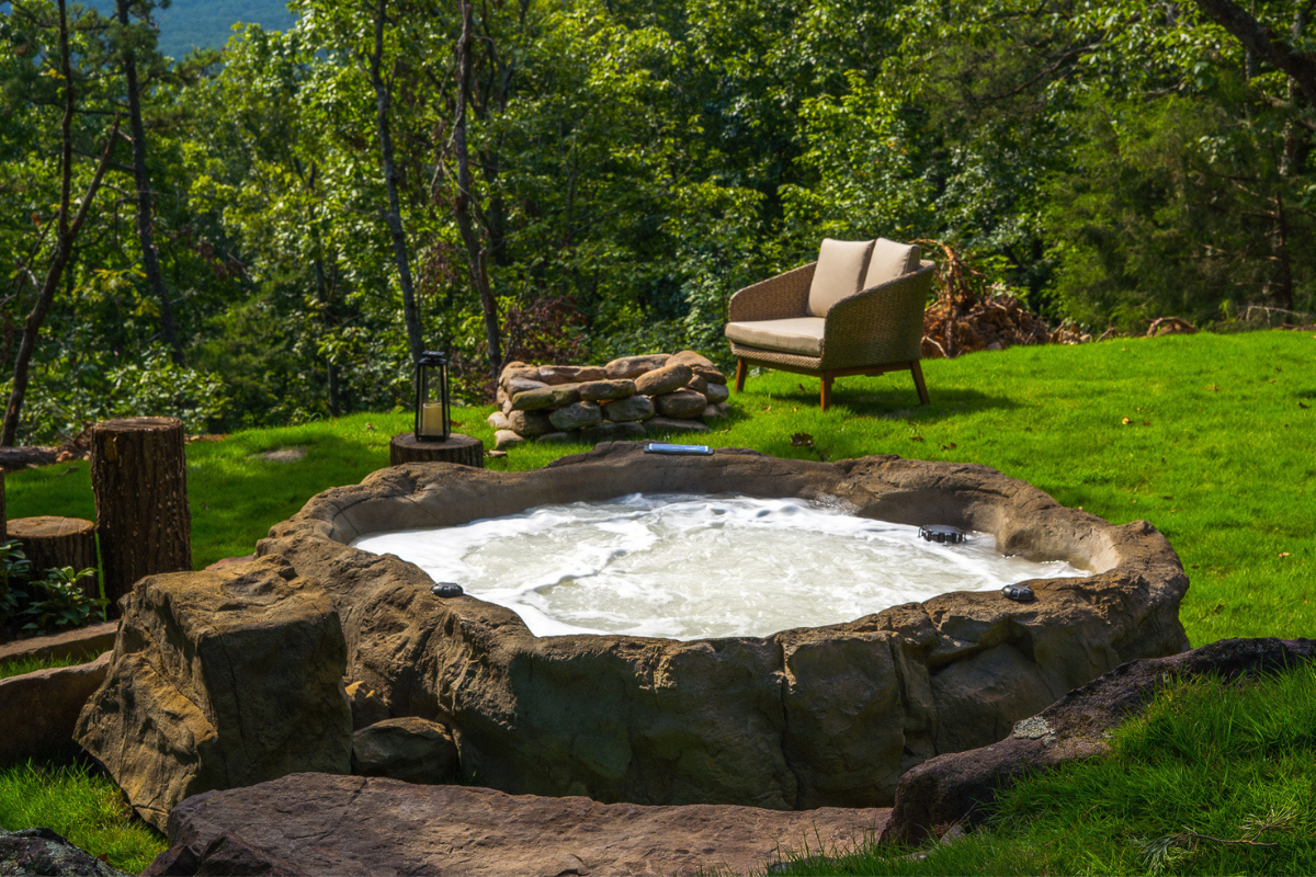 Natural Spas Earth Semi In Ground Hot Tub and Spa