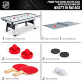 Eastpoint 2-In-1 Air Hockey Table Tennis Multi-Game Table, 80" (93847625)