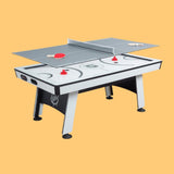 Eastpoint 2-In-1 Air Hockey Table Tennis Multi-Game Table, 80" (93847625)