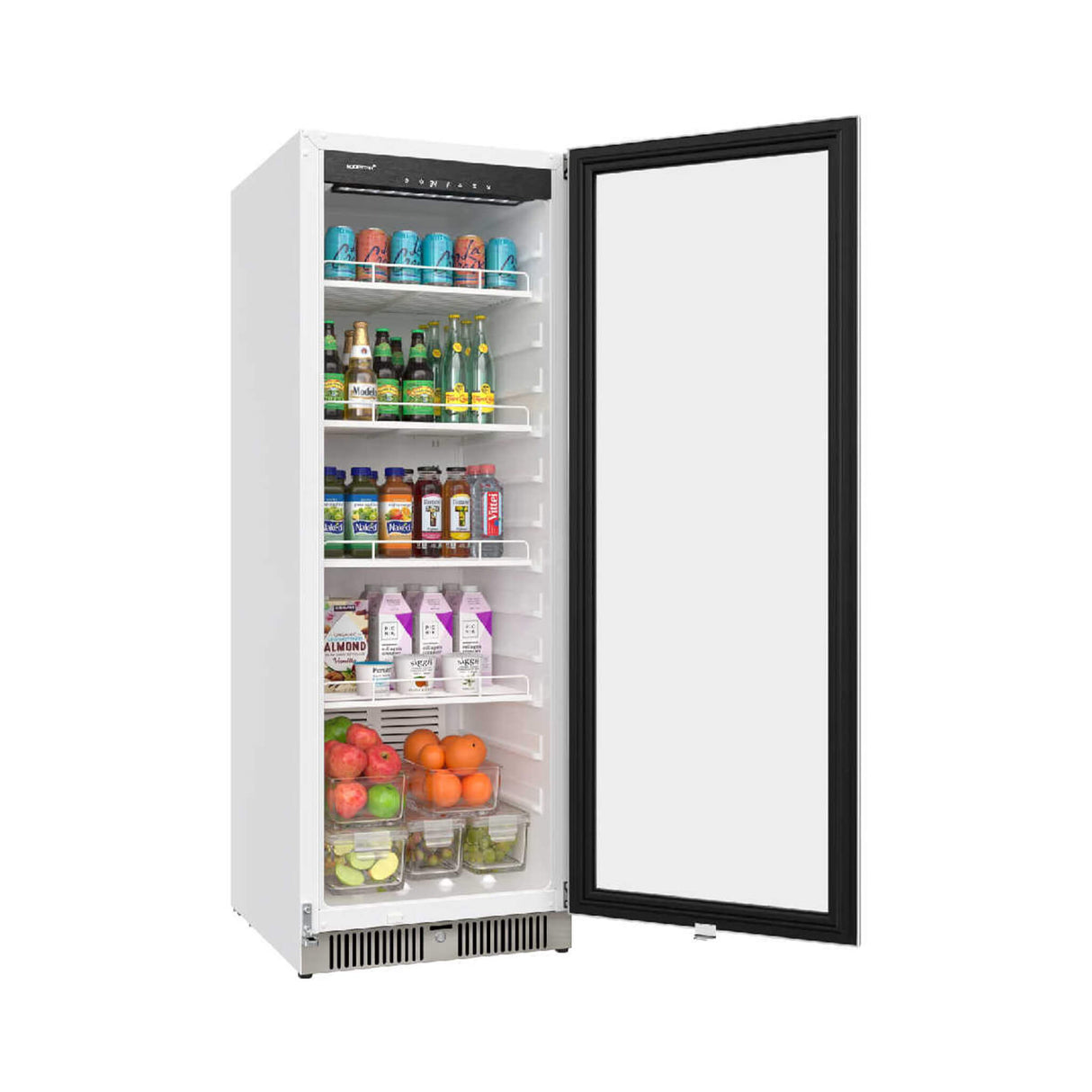 Edgestar 10.1 Cubic Feet Commercial Beverage Merchandiser With Temperature Alarm and Reversible Door, 22" (SAK45983)