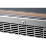 Edgestar 141 Bottle Capacity Freestanding Dual Zone Wine Cooler With Interior Lighting, 24" (SAK49245)