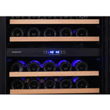 Edgestar 24" Wide 131 Bottle Capacity Built-In Triple Zone Wine Cooler (SAK65891)