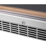 Edgestar 24" Wide 151 Bottle Capacity Freestanding Single Zone Wine Cooler With Even Cooling Technology (SAK30756)