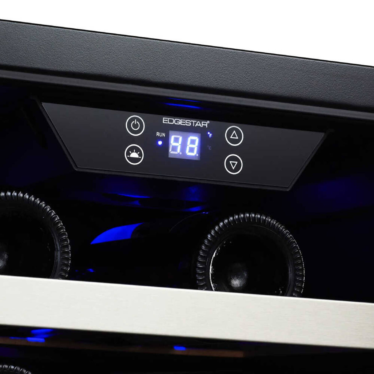 Edgestar 30" Wide 56 Bottle Capacity Built-In French Door Wine Cooler With Door Locks (SAK56381)