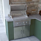 Edgestar 60K BTU 30" Natural Gas Built-In Grill With Lighted Grill Area And Double Access Doors (SAK82568)