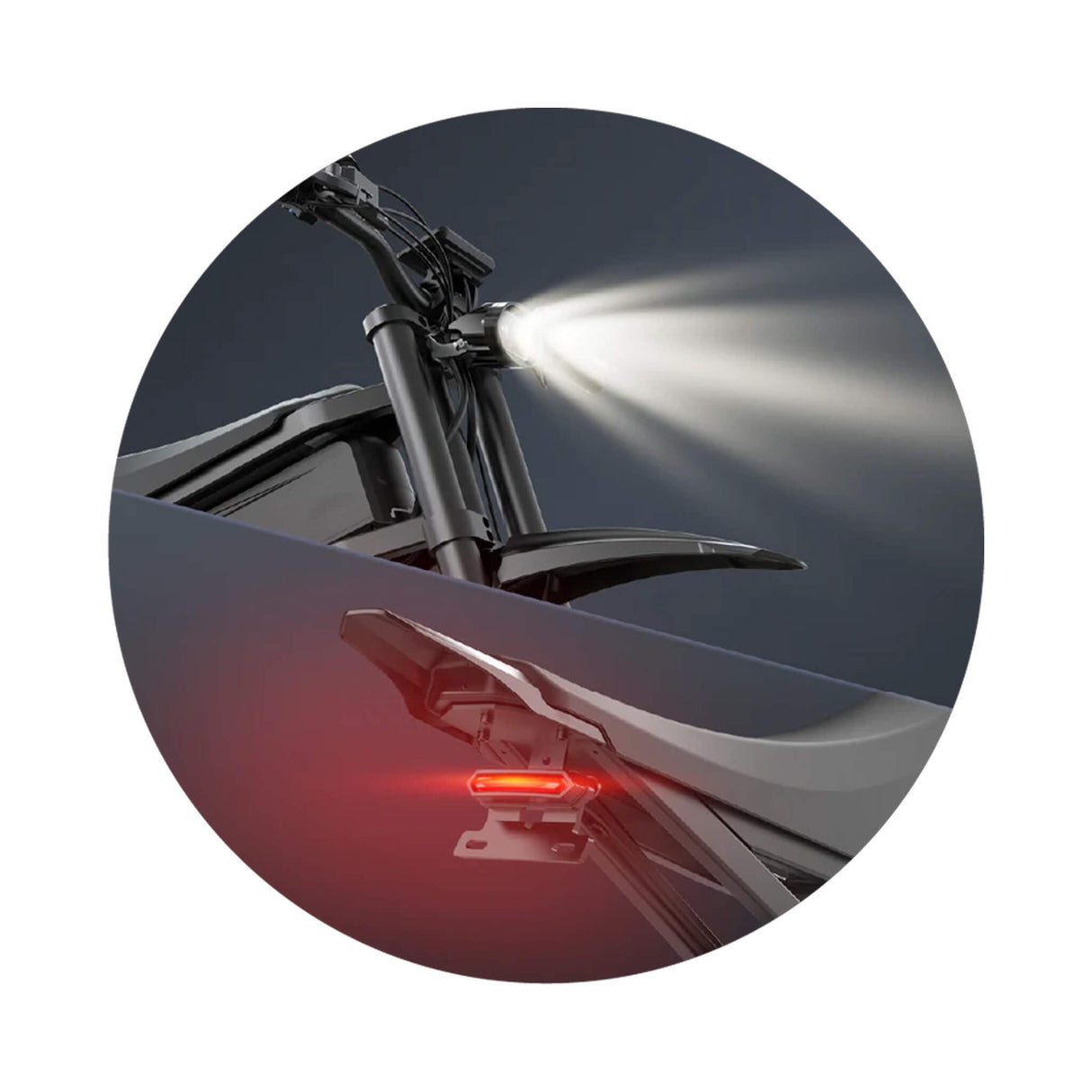 EKX E6 3000W 52V/40AH Premium Electric Carbon Steel Off-Road Mountain Dirt Bike (SAK18315)