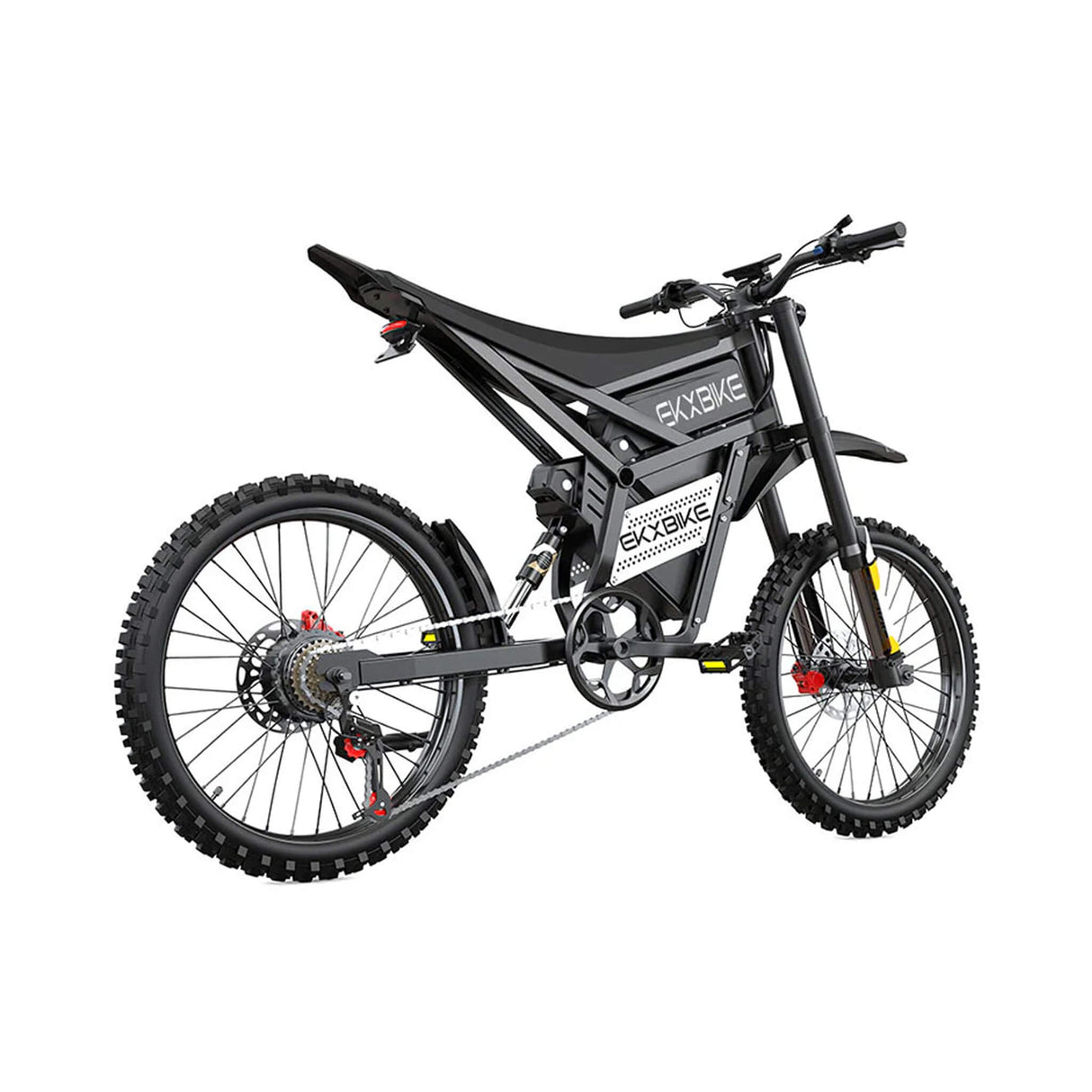 EKX E6 3000W 52V/40AH Premium Electric Carbon Steel Off-Road Mountain Dirt Bike (SAK18315)