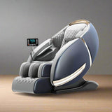 Luxury Electric Leather Heated Back Calf Massage Chair With 3D AI Voice And Shoulder Positioning