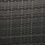 Elegant Beige Circular Rattan Patio Sofa Set With Tempered Glass Coffee Table And 6 Pillows