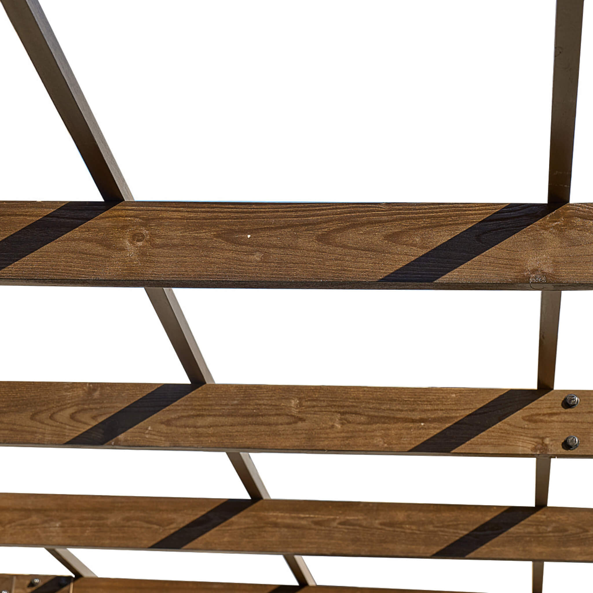[10x12FT] Premium Outdoor Brown Cedar Wood Pergola For Spacious Patios