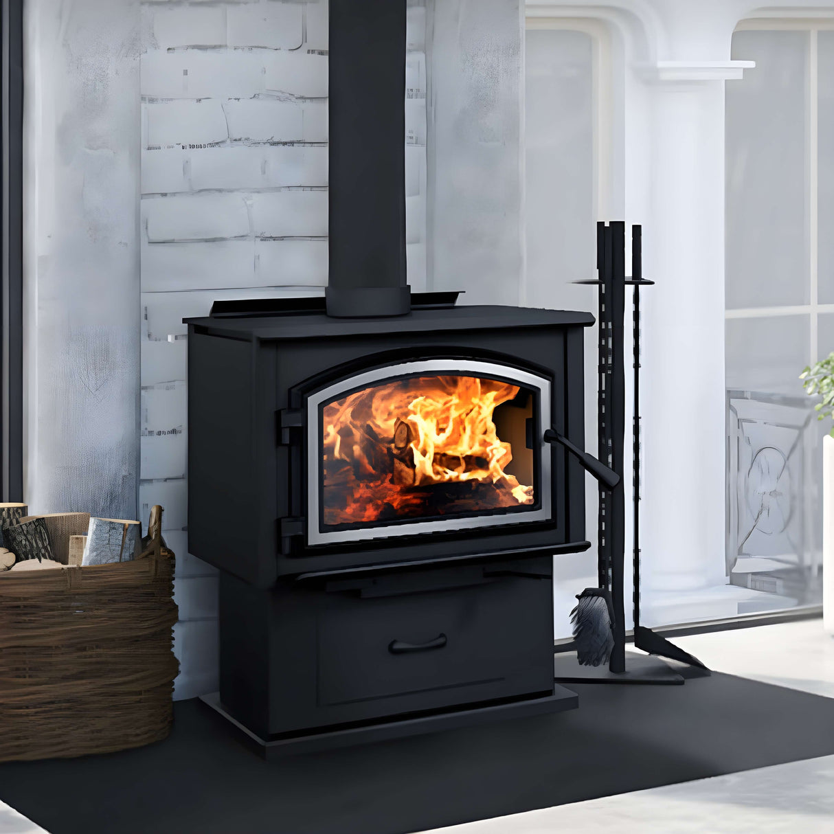 Empire Stove Gateway 1700 24" Freestanding Wood Burning Fireplace [WB17FS]