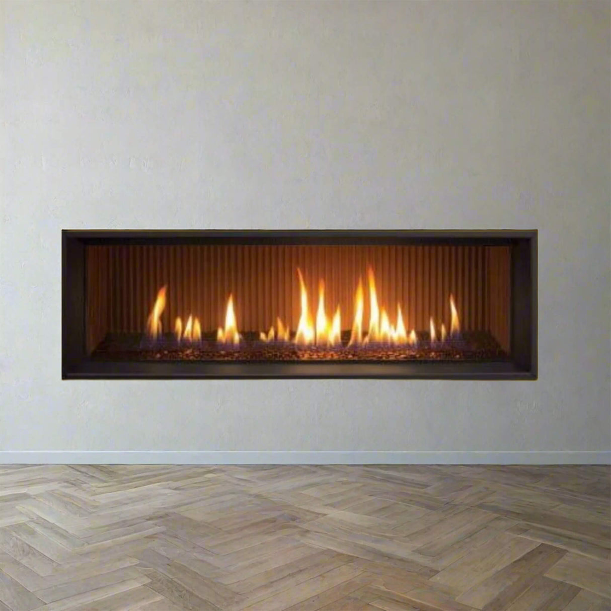 Enviro Linear Nova Direct Vent Natural Gas Fireplace With Burner Tray, Vermiculite, Steel Liner & LP Conversion Kit [C44-2]