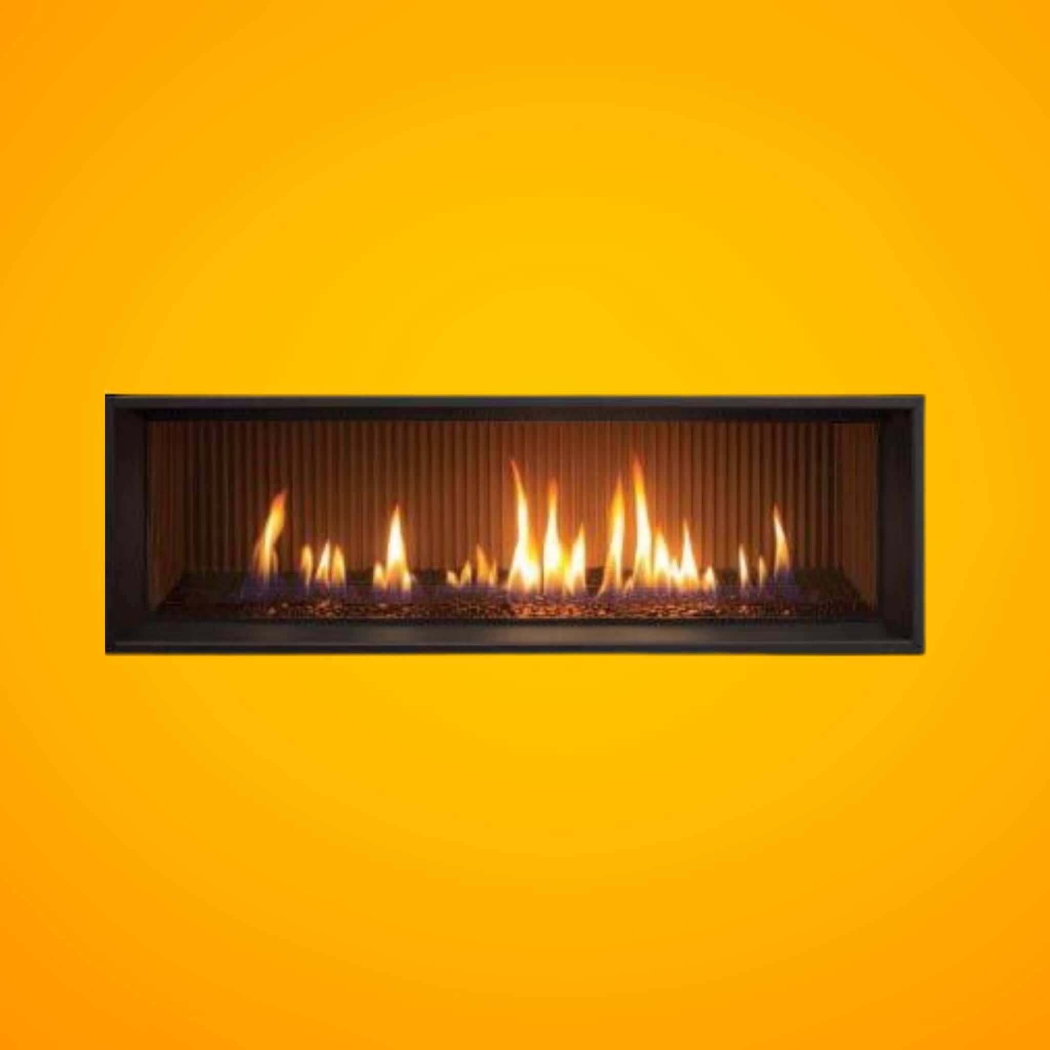 Enviro Linear Nova Direct Vent Natural Gas Fireplace With Burner Tray, Vermiculite, Steel Liner & LP Conversion Kit [C44-2]