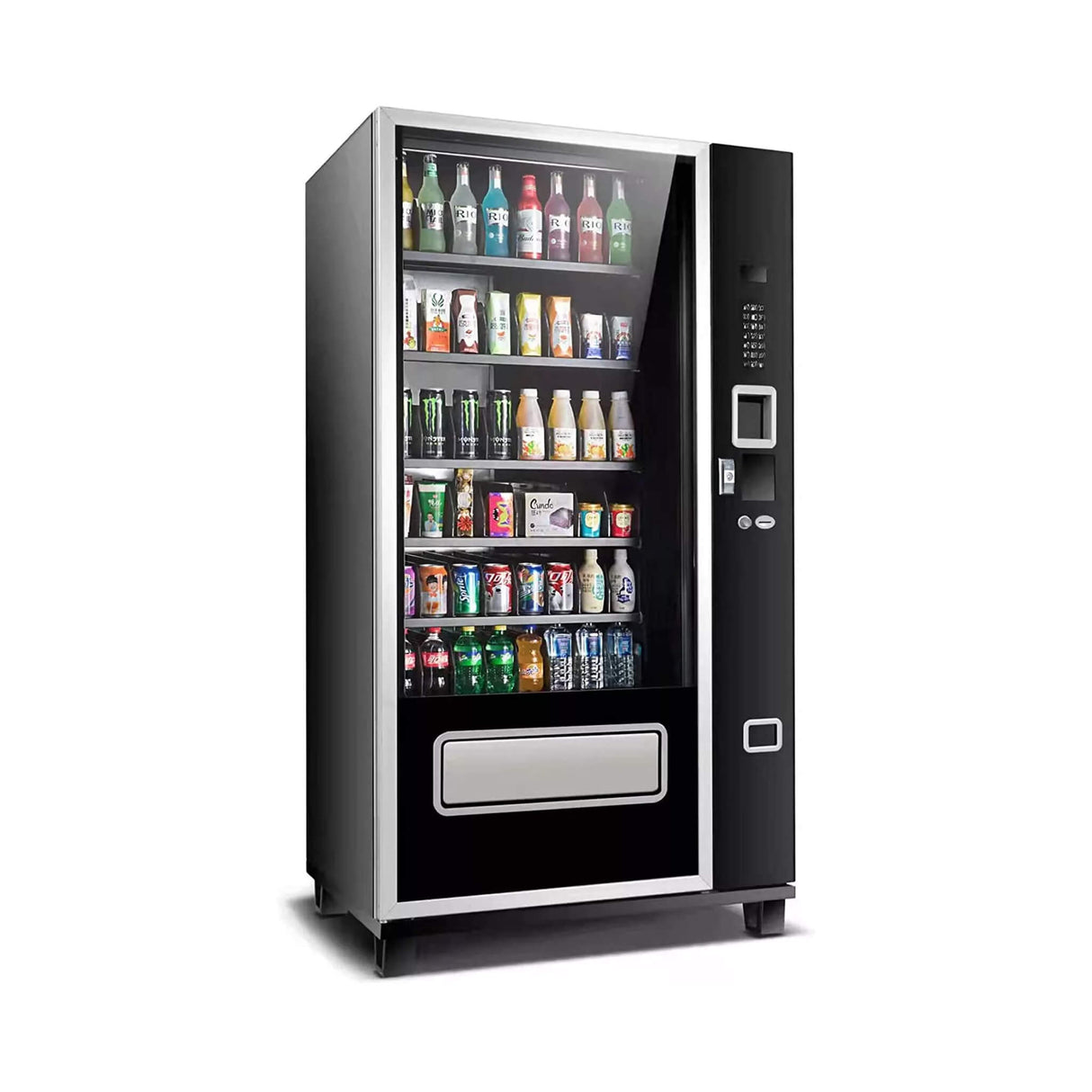Epx Large 6FT Snacks And Drinks Combo Vending Machine With Dual Zone Refrigeration And Bill Acceptor [EP-G654] (SAK47539)