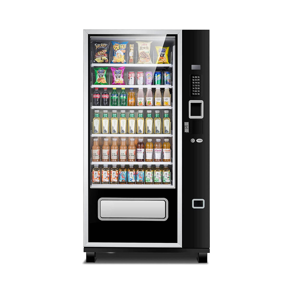 Epx Large 6FT Snacks And Drinks Combo Vending Machine With Dual Zone Refrigeration And Bill Acceptor [EP-G654] (SAK47539)