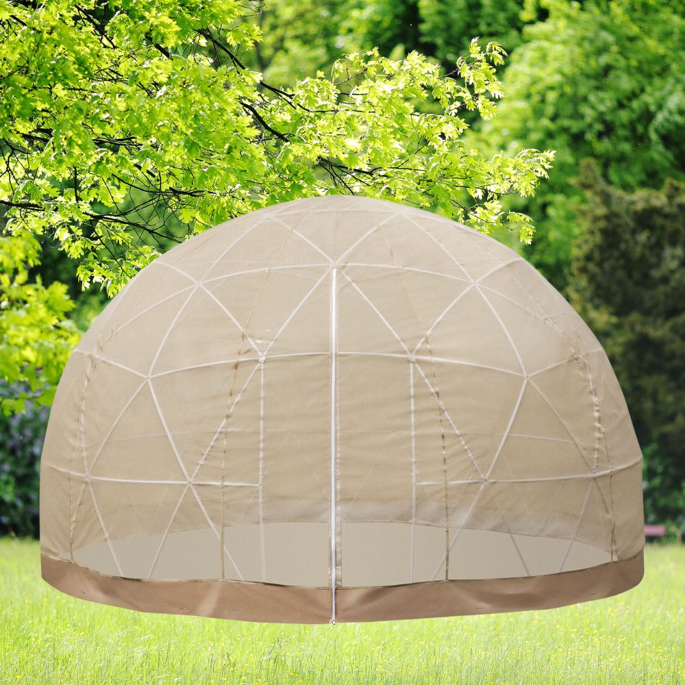 Extra Large 10 Person Outdoor Igloo Garden Greenhouse Dome Tent, 12FT (94316275)