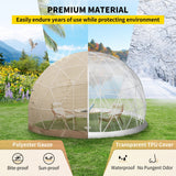 Extra Large 10 Person Outdoor Igloo Garden Greenhouse Dome Tent, 12FT (94316275)