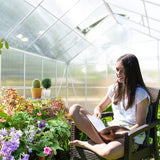 [10x16FT] Extra Large Heavy Duty Backyard Polycarbonate Aluminum Greenhouse With Sliding Doors And Vents