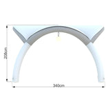 Extra Large Inflatable Floating Dock Platform With Air Pump (SAK91230)